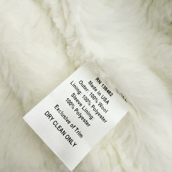 NWT Little goodall Snowshoe Rabbit Toggle Coat In Oatmeal & Pink Sz 5 - Picture 13 of 16